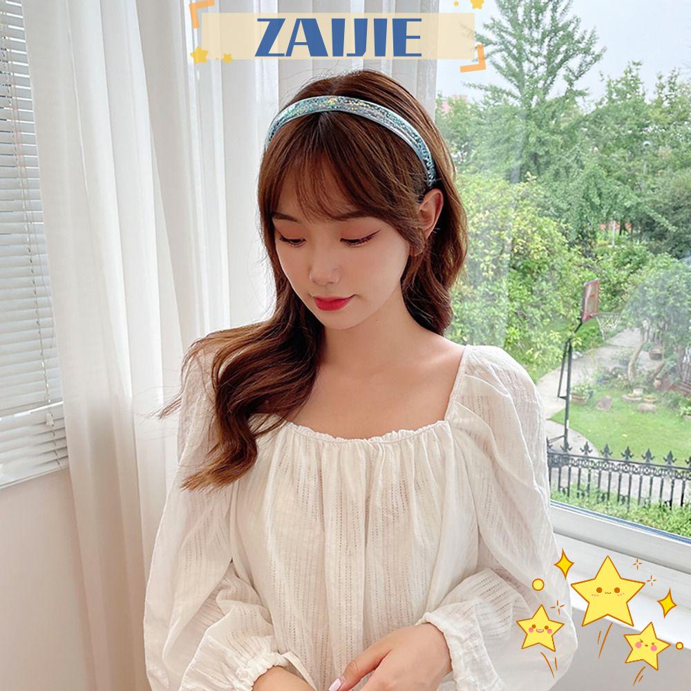 Cài Tóc ZAIJIE24 Dạng Cát Chảy Màu Trong Suốt Chăm Sóc Cho Bé Gái