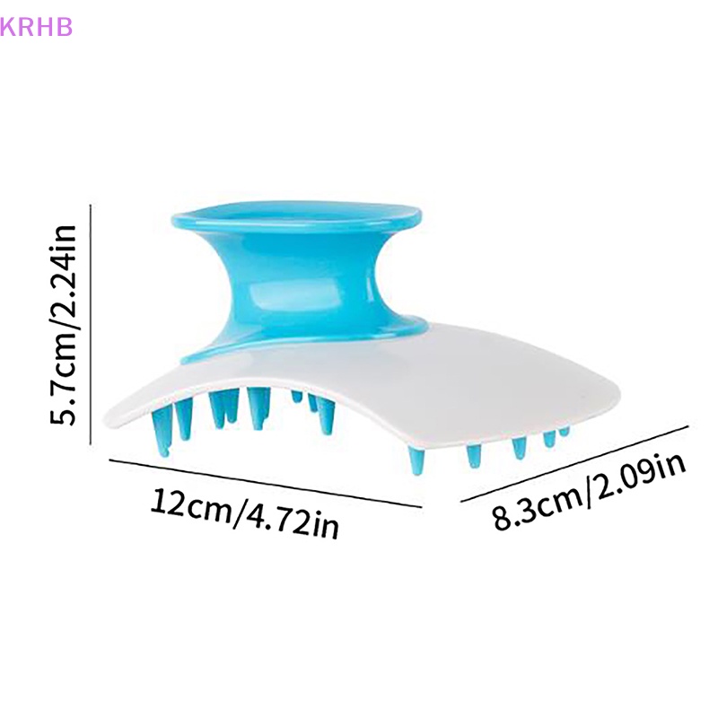 Lược Silicone Dùng Chải Tóc Mát Xa Da Đầu Tiện Dụng Mới