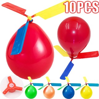 Set 10 bong bóng bay hình máy bay trực thăng dùng trang trí tiệc