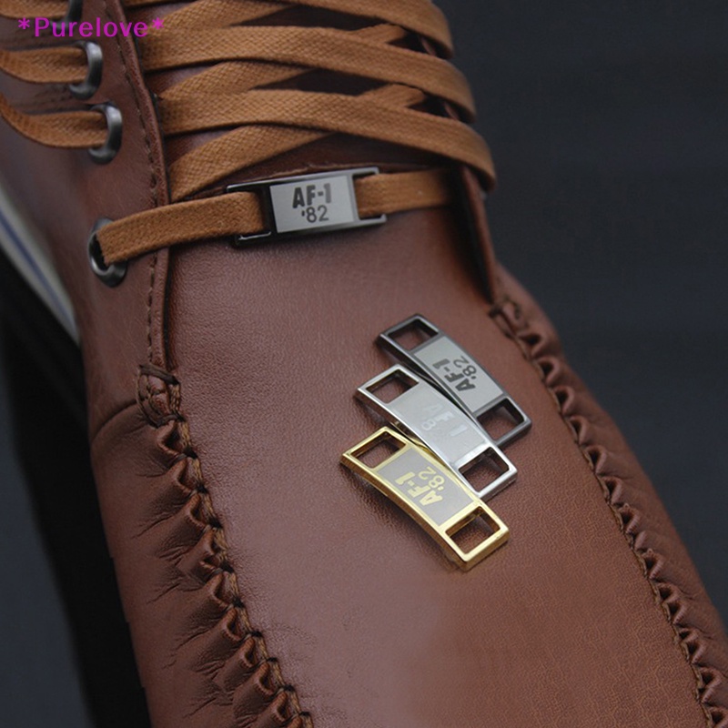 Khóa Dây Giày Bằng Kim Loại Thời Trang Dành Cho Nam Và Nữ Mới