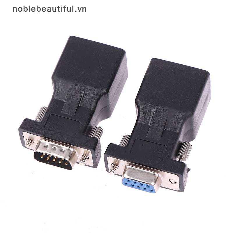 1 Đầu Chuyển Đổi DB9 RS232 Male / Female Sang RJ45 Female