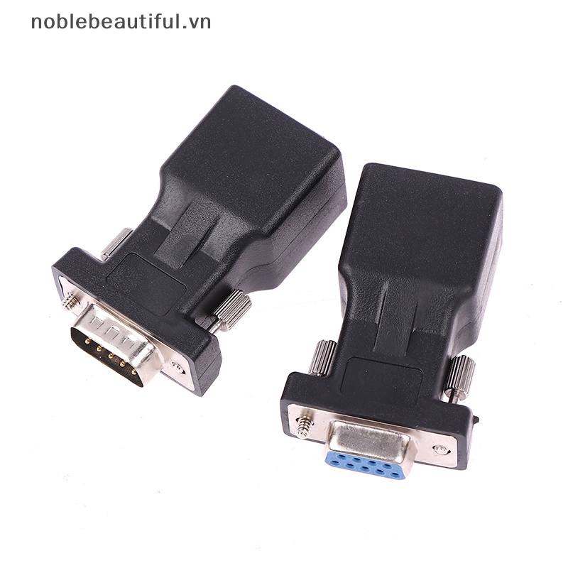 1 Đầu Chuyển Đổi DB9 RS232 Male / Female Sang RJ45 Female