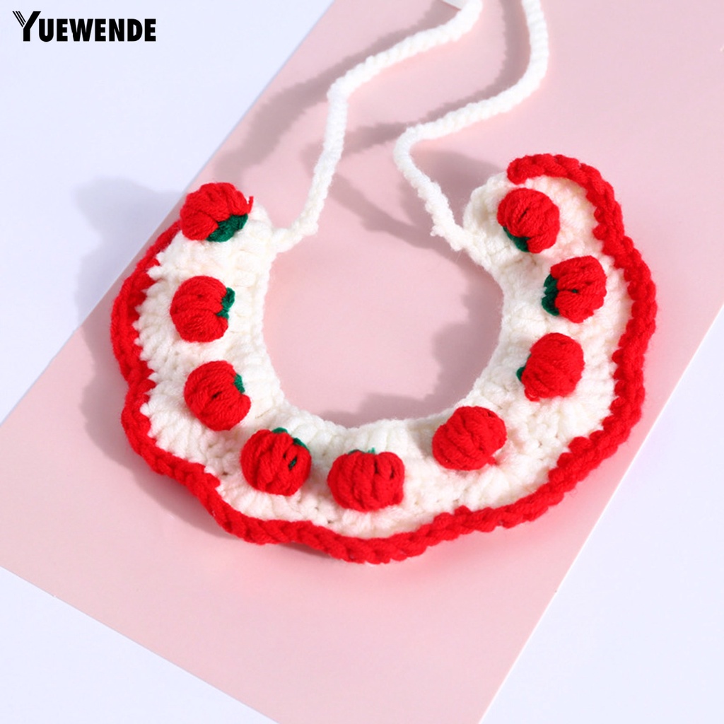 Khăn Choàng Cổ Họa Tiết Dâu Tây Thời Trang Đáng Yêu Dành Cho Thú Cưng