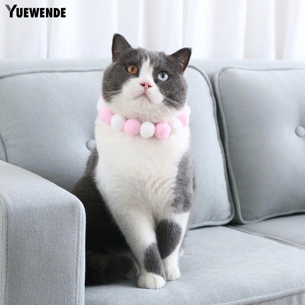 Vòng Cổ Gắn Quả Bông Trang Trí Giáng Sinh Cho Thú Cưng