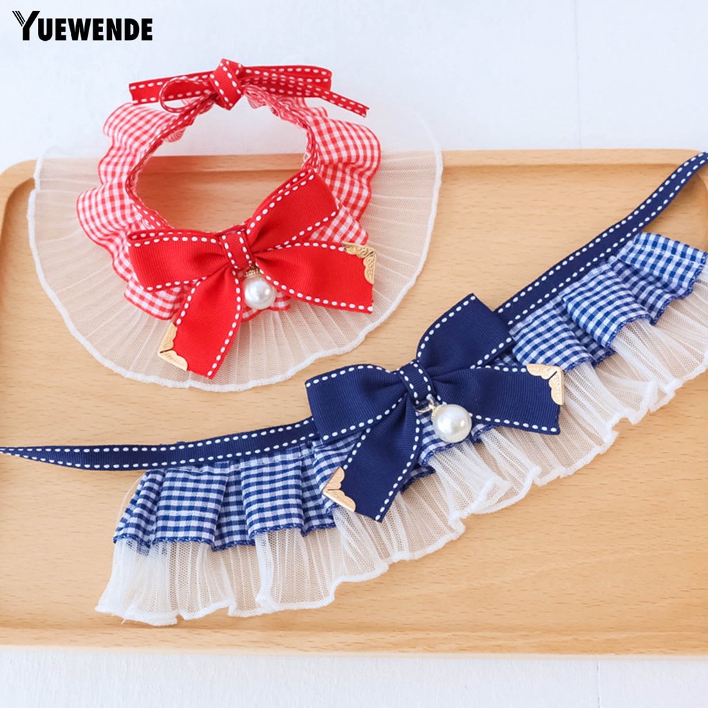 Vòng Cổ Họa Tiết Caro Dễ Thương Cho Thú Cưng