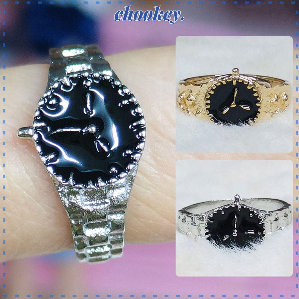 CHOOKEY Set 2 Đồng Hồ Kim Loại Thời Trang Cho Búp Bê 1 / 6 1 / 3 1 / 4