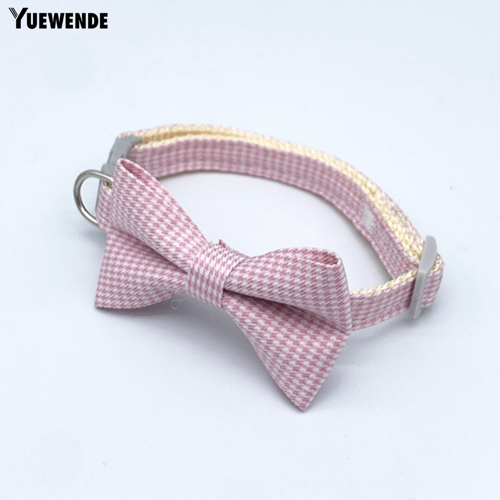 Yq.e Vòng Cổ Trang Sức Cún Cưng Thắt Nơ Xinh Đẹp Có Thể Điều Chỉnh Trang Sức Chụp Ảnh