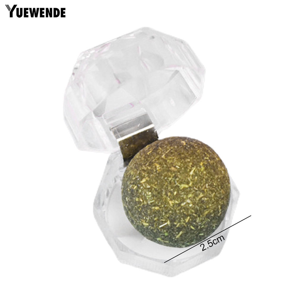 1 Bộ Bóng Đồ Chơi Bằng Chất Liệu Tự Nhiên Chống Cắn Kèm Hộp Đựng Cho Mèo Cưng