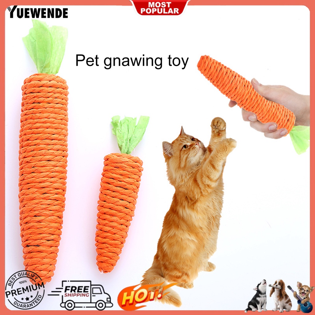 Đồ Chơi Nhai Gặm Hình Củ Cà Rốt Dễ Thương Cho Thú Cưng