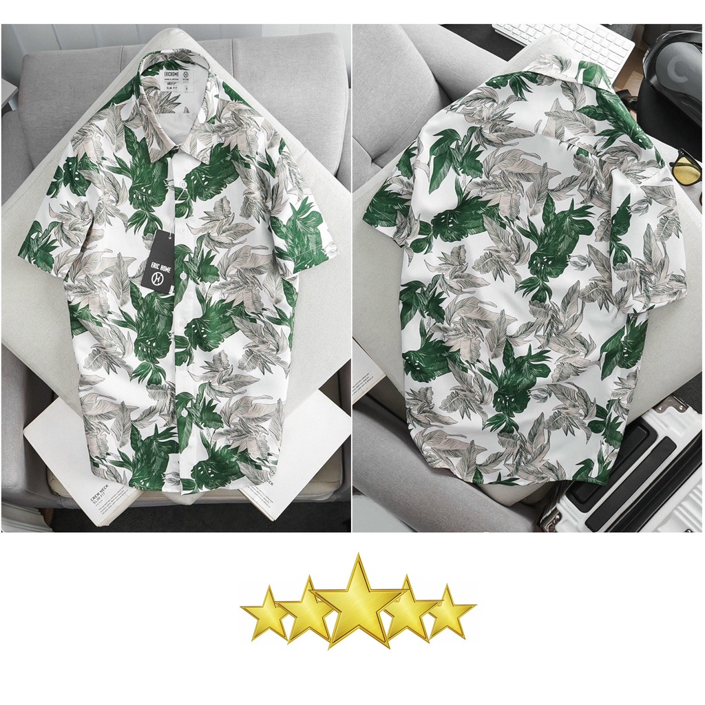 HÀNG VNXK - Sơ mi họa tiết hè đi biển hoạt động tập thể , nhiều mẫu lắm anh em ạ - SMEH7 -