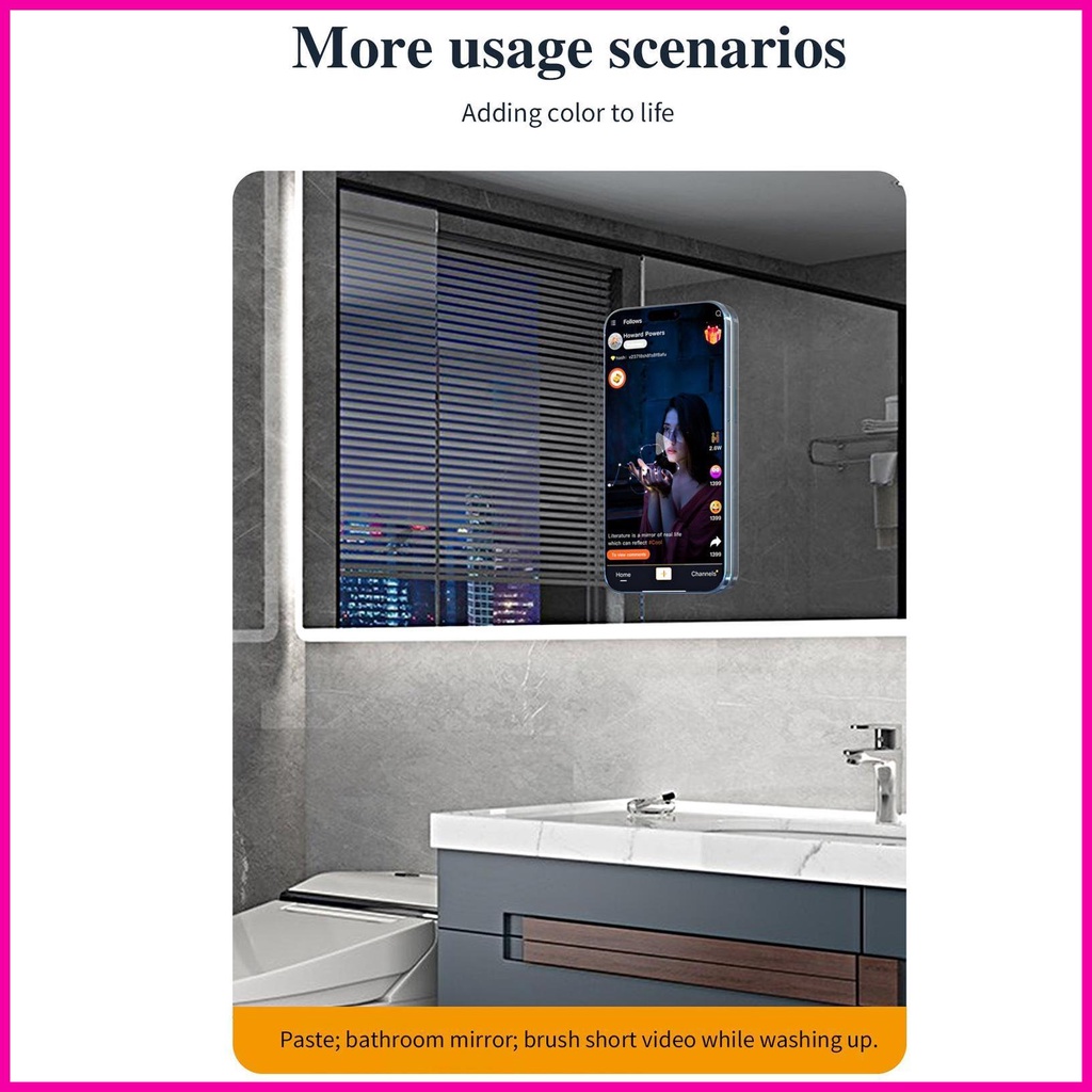 Giá Đỡ Điện Thoại Dạng Nhẫn Nam Châm Gắn Tường Cho iPhone 14 13 12 MagSafe