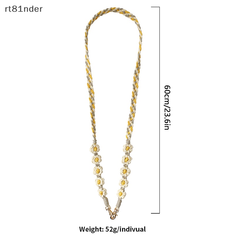 Dây Đeo Chéo Dài Hình Hoa Cúc Nhỏ Chống Thất Lạc Dạng Kẹp Thông Dụng Cho Điện Thoại rt