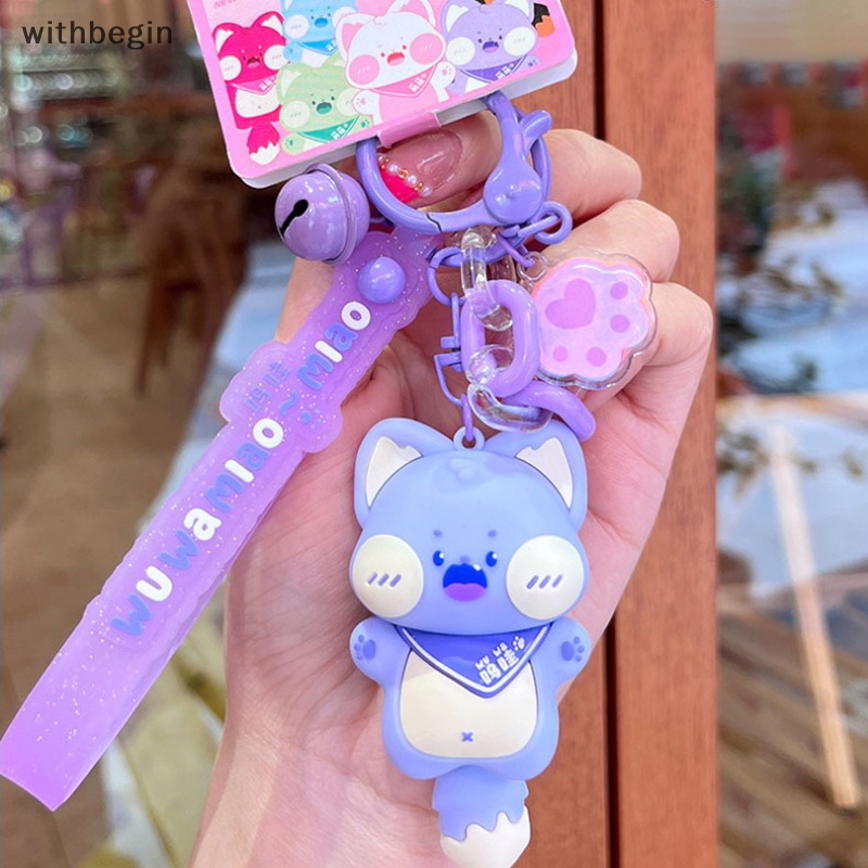 Móc Khóa Hình Mèo Bông Dễ Thương Đáng Yêu