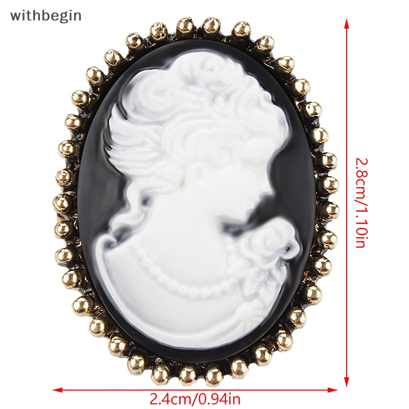 Ghim Cài Áo Hình Nữ Hoàng Đính Đá Pha Lê Phong Cách Vintage