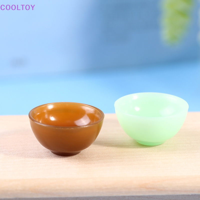 Set 5 Bát Tròn Trang Trí Nhà Búp Bê Tỉ Lệ 1: 12