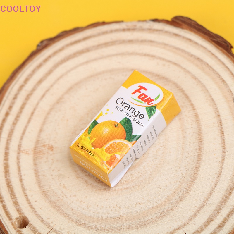 Set 6 Mô Hình Chai Nước Và Hộp Đựng Đồ Uống Mini Tỉ Lệ 1 / 12 Trang Trí Nhà Búp Bê