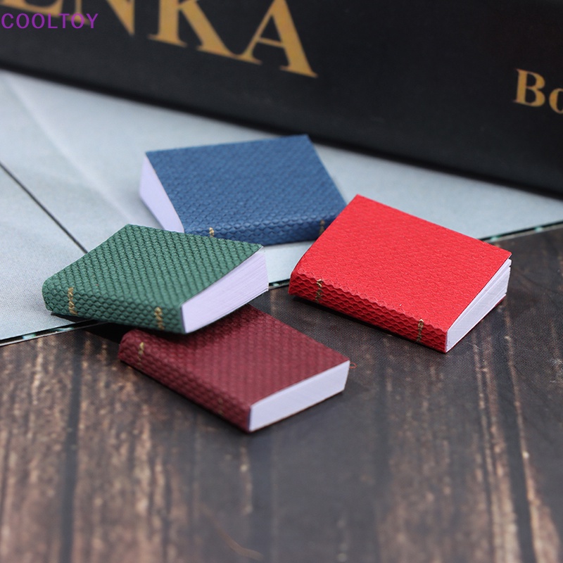 Cooltoy Cuốn Sách Mini 4 Màu Tỉ Lệ 1: 12 Dành Cho Nhà Búp Bê