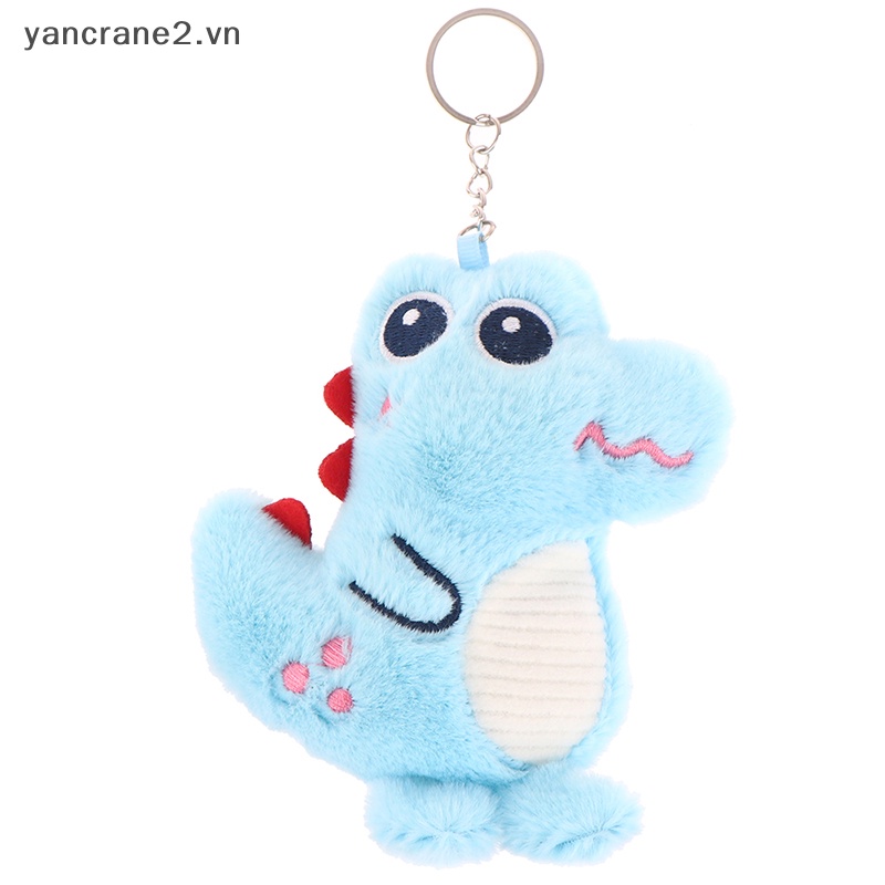 Búp Bê Nhồi Bông Hình Khủng Long Mềm Mại 12CM Treo Móc Khóa / Ba Lô / Túi Xách Trang Trí Quà Tặng Cho Bé {yancrane2.vn}