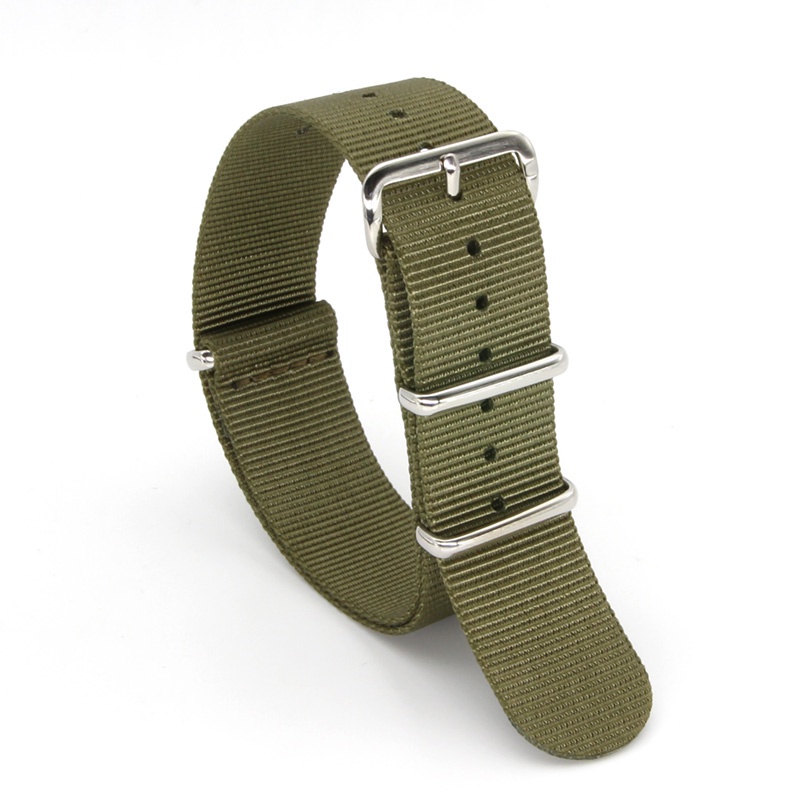 Dây Đeo Đồng Hồ Thể Thao Bằng nylon canvas nylon Dệt Có Thể Điều Chỉnh Độ Dài Cho Nam Nữ