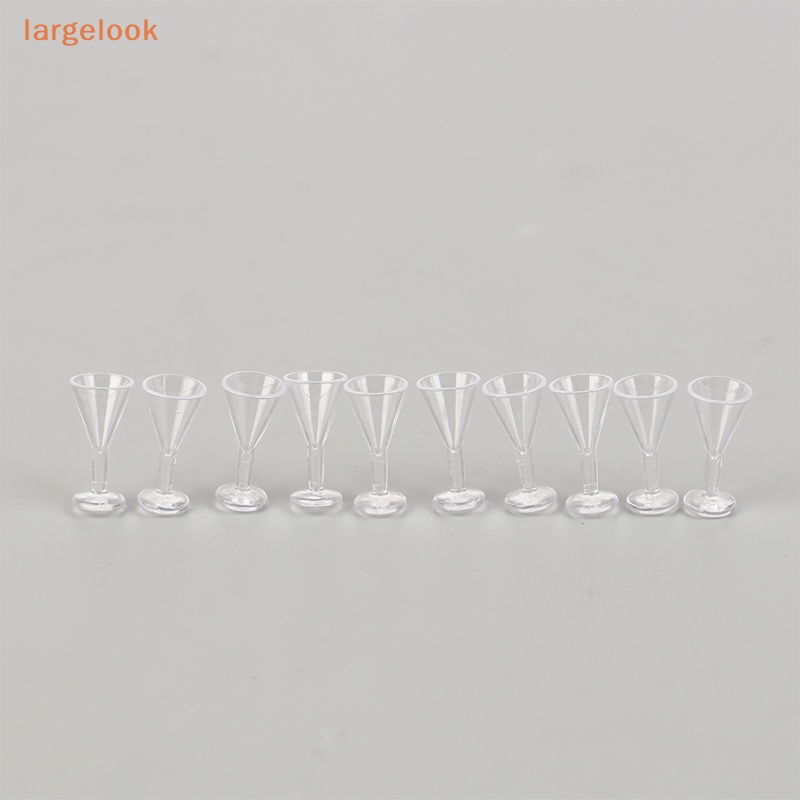 Set 10 Ly Rượu Mini Bằng Thủy Tinh Dùng Trang Trí Nhà Búp Bê