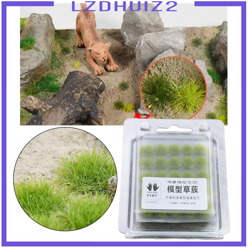 Bộ 50 Mô Hình Bãi Cỏ Nhân Tạo Trang Trí Tiểu Cảnh