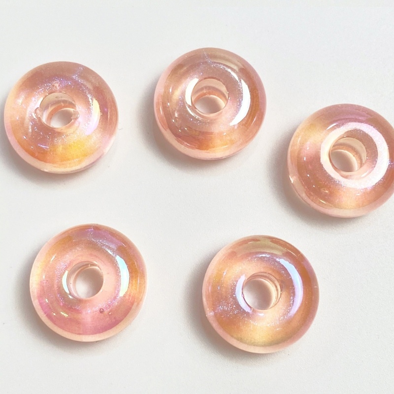 Chuỗi Hạt Tròn Dẹt Nhiều Màu Dùng Làm Đồ Thủ Công / Điện Thoại