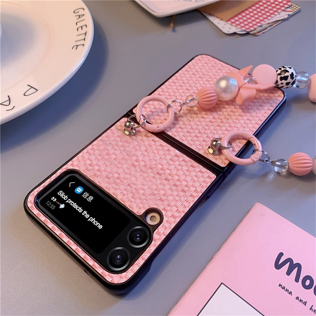 Ốp Điện Thoại Họa Tiết Thắt Nơ 3D Dễ Thương Cho Galaxy Z Flip4 5G Flip4 Z Flip3 Zflip3 Zflip4 Flip3