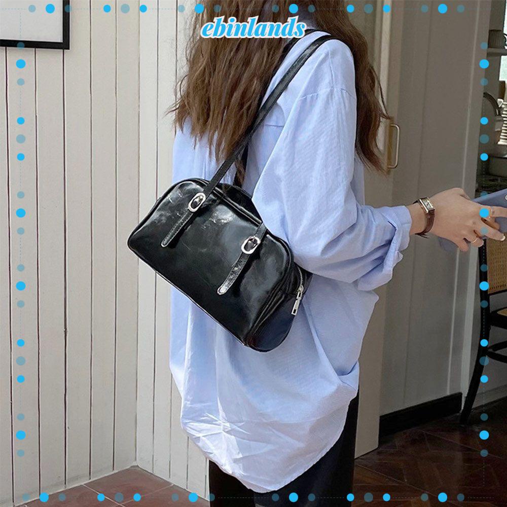 Túi Đeo Vai Da PU Mềm Phong Cách Châu Âu Cho Nữ