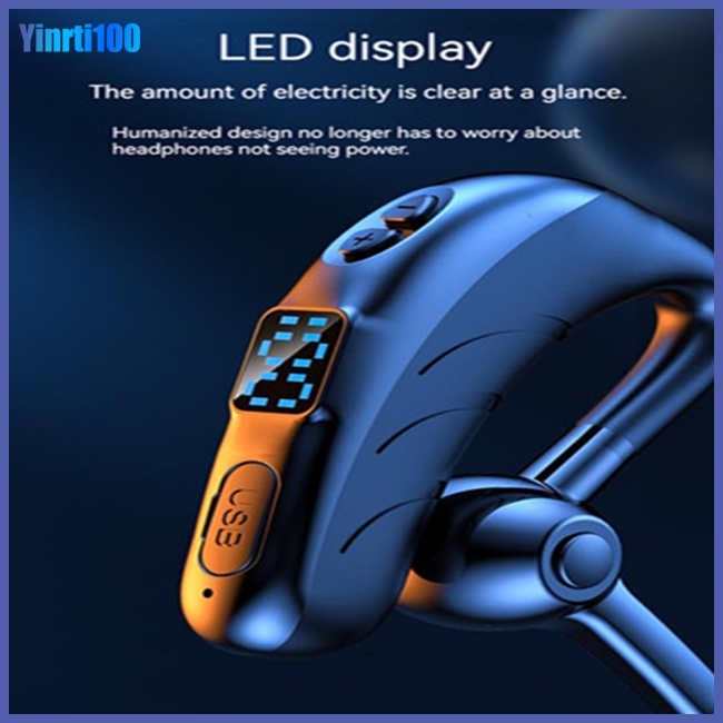 Tai Nghe Bluetooth Yinrti X5 Móc Vành Tai Có Màn Hình Hiển Thị Kỹ Thuật Số