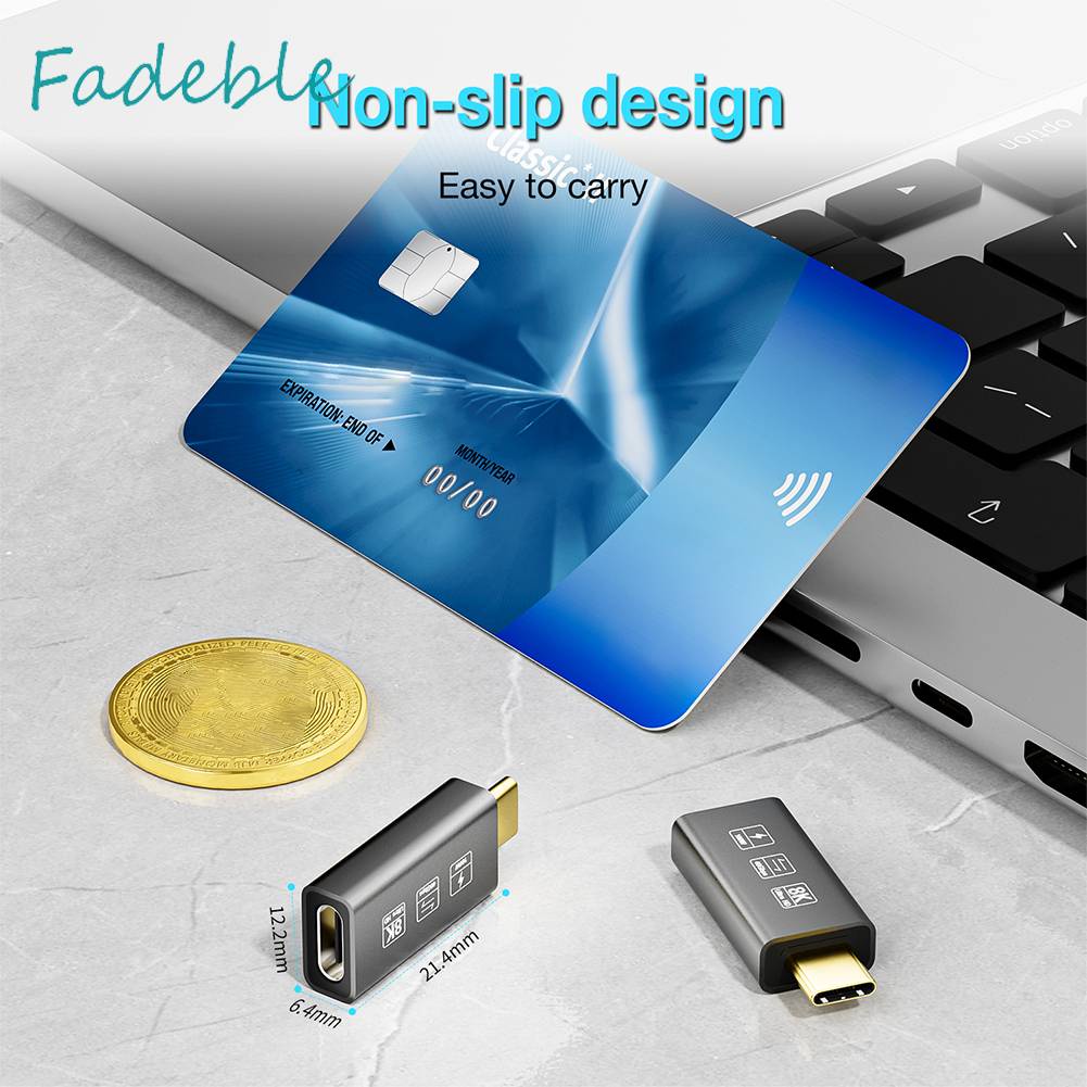 Đầu Chuyển Đổi Type C 8K HD Type-C Sang Ổ Cắm 60hz Chuyên Dụng Cho Máy Tính / Laptop