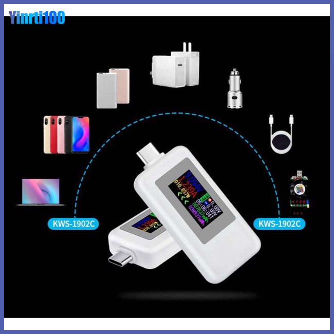 Thiết Bị Kiểm Tra Dòng Điện Màn Hình Màu Kỹ Thuật Số Usb Loại c 24-pin 0.96-inch