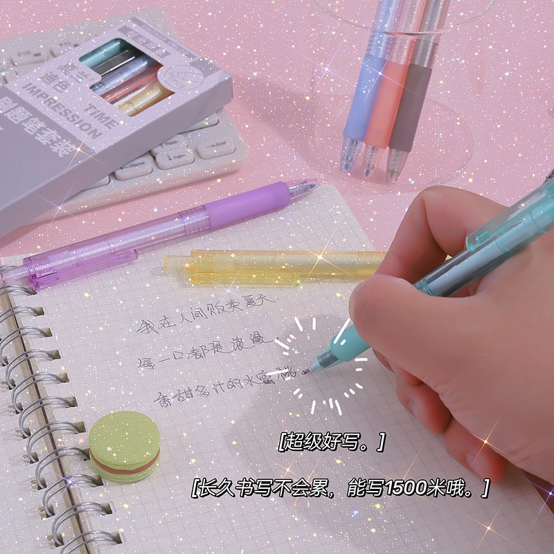 Bút Morandi Ngòi 0.5mm Màu Đen Chất Lượng Cao