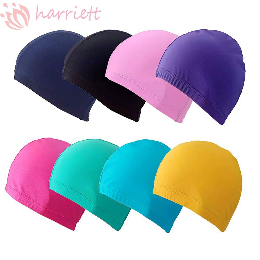 Mũ Bơi Nylon Co Giãn Siêu Mỏng Chống Thấm Nước Màu Trơn Cho Nam Và Nữ