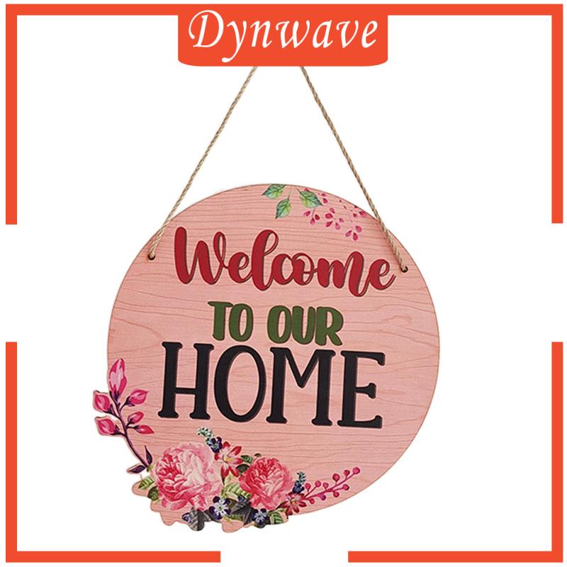 Biển Hiệu Chào Mừng Hình Tròn Dùng Trang Trí Cửa Trước