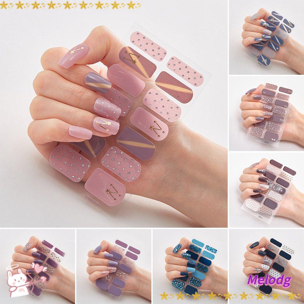 Miếng Dán Móng Tay In Họa Tiết Sáng Tạo