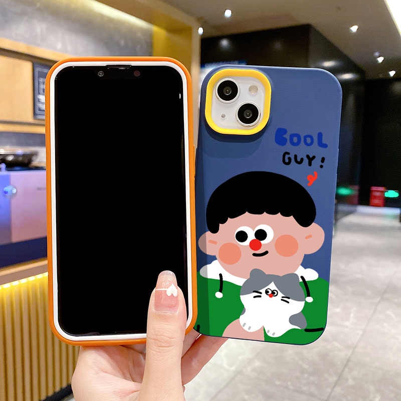 Ốp Điện Thoại Silicon TPU Mềm Chống Sốc Chống Bụi 3 Trong 1 Cho iPhone 14 13 12 11 Pro Promax 6 6S 7 8 Plus X XR XSMax SE
