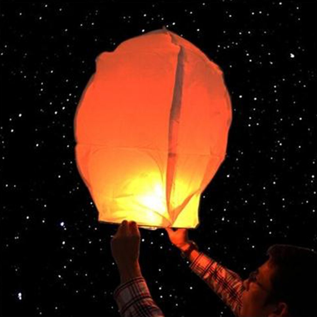=Christmas=Flying Wishing Lamp Paper Sky KongMing Lantern Wedding Festival Supplies