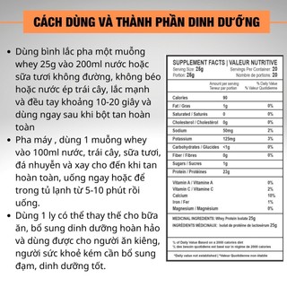 Whey Protein Isolate Mx Plus - Tăng Cơ Giảm Mỡ (500g)