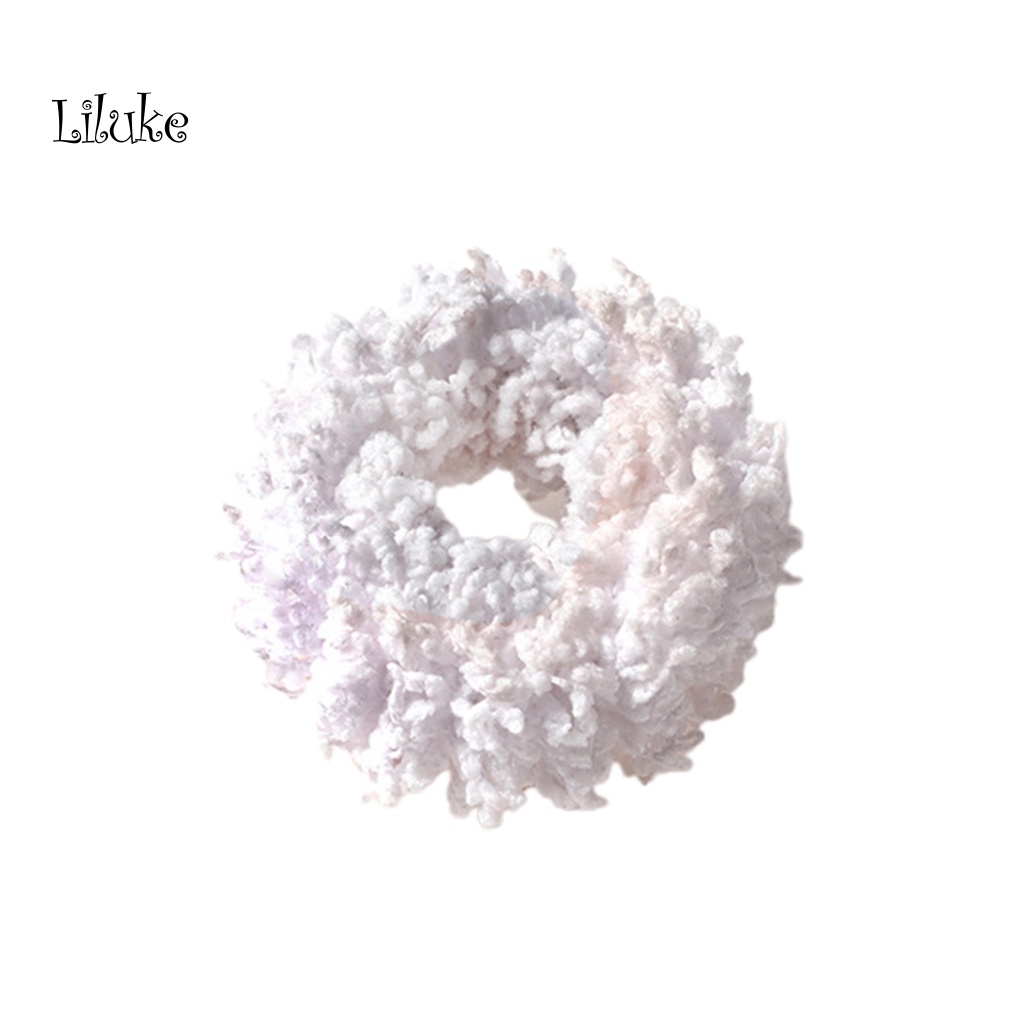 Dây Buộc Tóc Đuôi Ngựa Co Giãn Mềm Mại Màu Trơn Phát Sáng Trong Tối Độ Co Giãn Cao Dành Cho Nữ