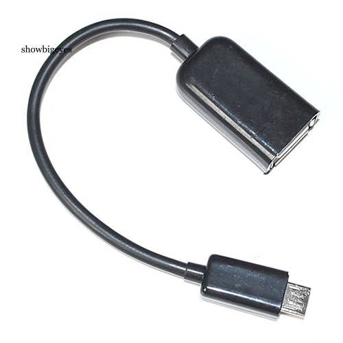 Dây Cáp OTG Chuyển Đổi USB 2.0 A Female Sang Micro B Male Cho Samsung HTC