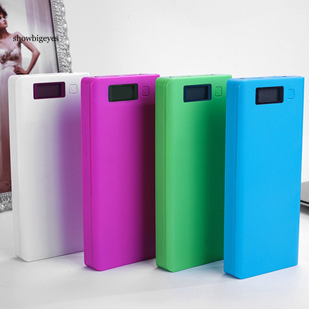 Vỏ Đựng Pin Sạc Dự Phòng Tự Làm Màn Hình LCD 18650