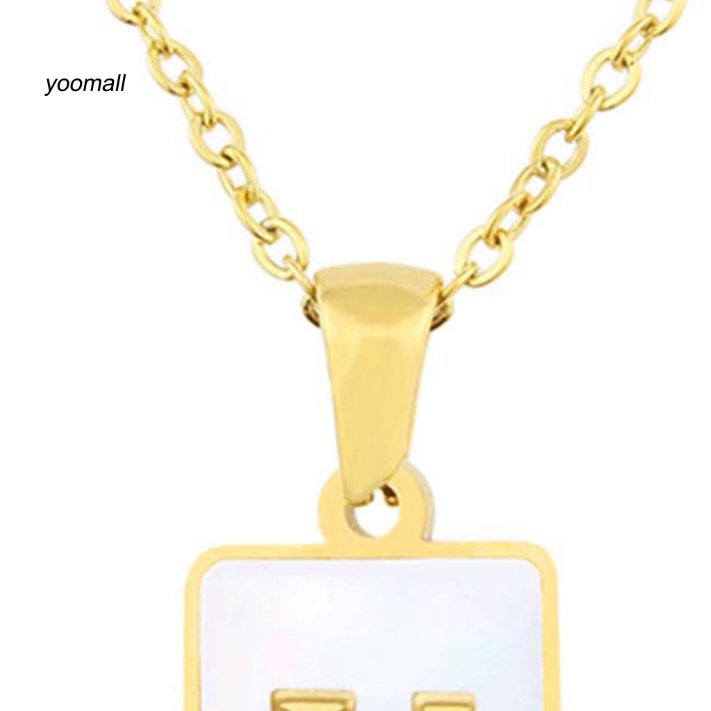 Vòng cổ Mạ Điện Chống Mòn Mặt Hình Học / Chữ Thời Trang Cho Nam Và Nữ