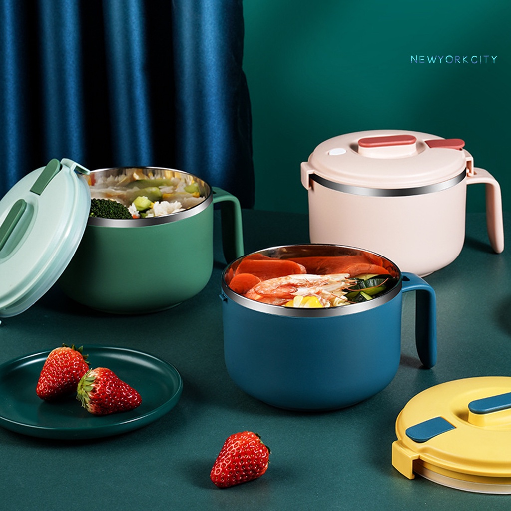 Tô Đựng Mì Bằng Thép Không Gỉ 304 Dung Tích Lớn 900Ml / 1200ml