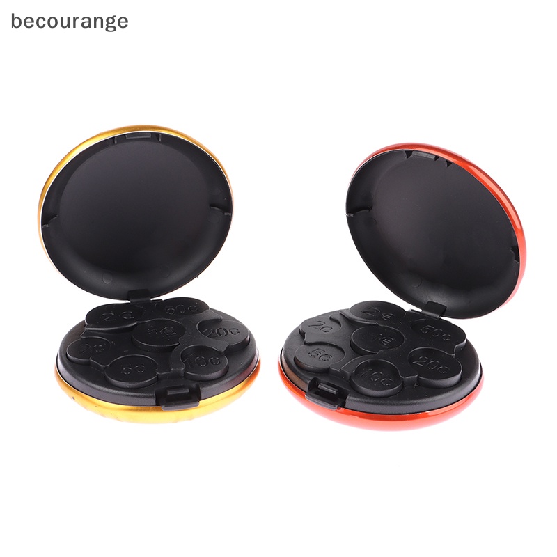 [becourange] Hộp Đựng Tiền Xu / Mỹ / Châu Âu Hình Tròn