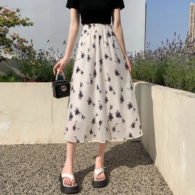 Chân Váy Chữ A Lưng Cao Dáng Ôm Thời Trang Mùa Hè Hàng Mới Dành Cho Bạn Nữ