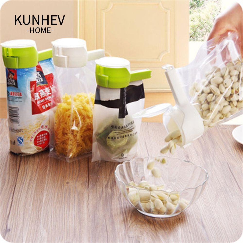 KUNHEV Dụng Cụ Niêm Phong Miệng Túi Bảo Quản Thực Phẩm Tươi Ngon