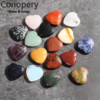 Conopery CONOPERY Đá khoáng tự nhiên hình trái tim dùng làm trang sức đa năng