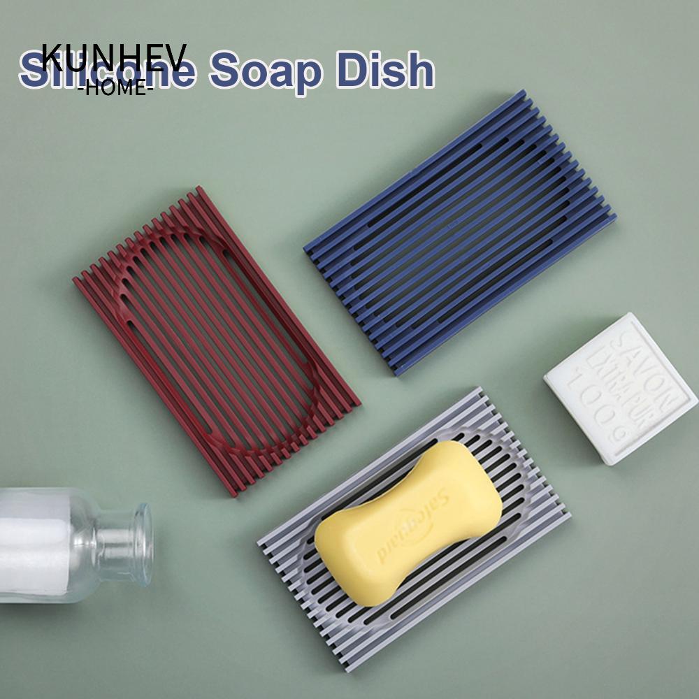 KUNHEV Khay Đựng Xà Phòng Hai Mặt Thiết Kế Độc Đáo Tiện Dụng Cho Nhà Bếp /