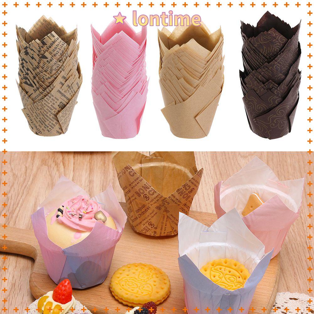 Set 50 Cốc Giấy Làm Bánh Cupcake Tiện Dụng