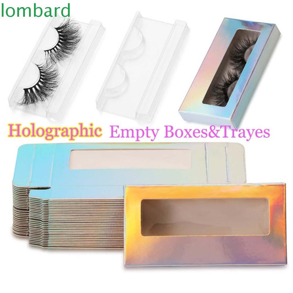 Hộp Đựng Lông Mi Giả Màu Laser Thiết Kế Ba Chiều